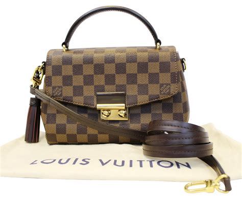 lv damier ebene croisette|louis vuitton damier ebene bag.